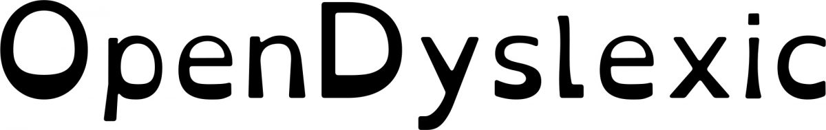 Exemple de typographie OpenDyslexic